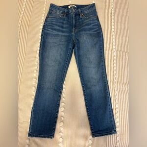Madewell Curvy High Rise Skinny Crop Jeans